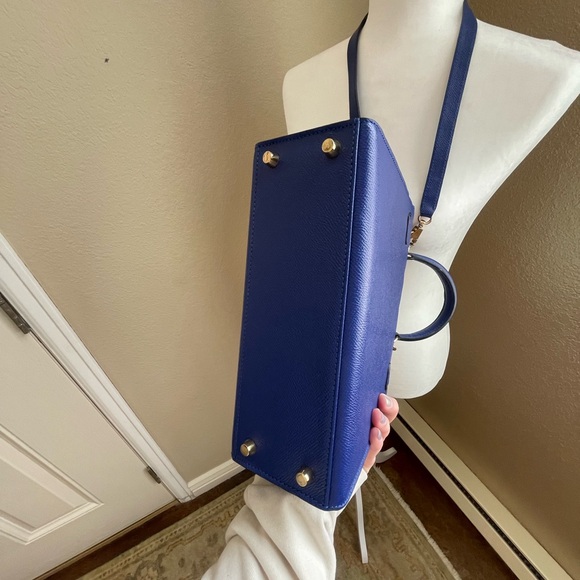 HouseOfHello “Kelly” look alike Blue Handbag - Picture 4 of 6